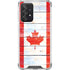 Canada Flag Light Wood Galaxy A52 5G Clear Case