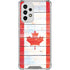Canada Flag Light Wood Galaxy A53 5G Clear Case