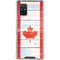 Canada Flag Light Wood Galaxy A71 5G Clear Case