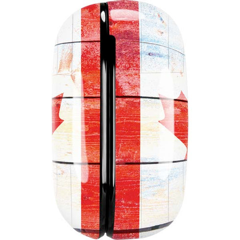 Canada Flag Light Wood Galaxy Buds Pro Skin