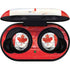 Canada Flag Light Wood Galaxy Buds Skin