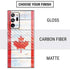 Canada Flag Light Wood Galaxy Note20 Ultra 5G Skin