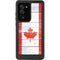 Canada Flag Light Wood Galaxy Note20 Ultra 5G Waterproof Case