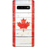 Canada Flag Light Wood Galaxy S10 Plus Skin