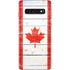 Canada Flag Light Wood Galaxy S10 Skin