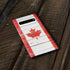 Canada Flag Light Wood Galaxy S10 Skin