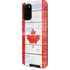 Canada Flag Light Wood Galaxy S20 Plus Pro Case