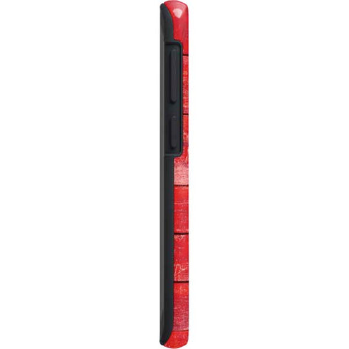 Canada Flag Light Wood Galaxy S20 Plus Pro Case