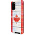 Canada Flag Light Wood Galaxy S20 Pro Case