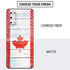 Canada Flag Light Wood Galaxy S20 Skin