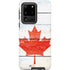 Canada Flag Light Wood Galaxy S20 Ultra 5G Pro Case