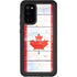 Canada Flag Light Wood Galaxy S20 Waterproof Case