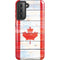 Canada Flag Light Wood Galaxy S21 5G Pro Case