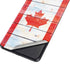 Canada Flag Light Wood Galaxy S21 5G Skin