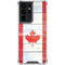 Canada Flag Light Wood Galaxy S21 Ultra 5G Clear Case