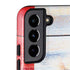 Canada Flag Light Wood Galaxy S22 Plus Pro Case