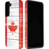 Canada Flag Light Wood Galaxy S22 Plus Pro Case