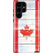 Canada Flag Light Wood Galaxy S22 Ultra Pro Case