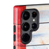 Canada Flag Light Wood Galaxy S22 Ultra Pro Case