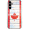Canada Flag Light Wood Galaxy S24 Plus Clear Case