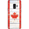 Canada Flag Light Wood Galaxy S9 Skin