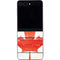Canada Flag Light Wood Galaxy Z Flip5 5G Skin