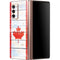 Canada Flag Light Wood Galaxy Z Fold2 5G Skin