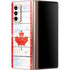 Canada Flag Light Wood Galaxy Z Fold2 5G Skin