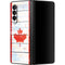 Canada Flag Light Wood Galaxy Z Fold3 5G Skin