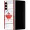 Canada Flag Light Wood Galaxy Z Fold4 5G Skin