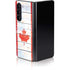 Canada Flag Light Wood Galaxy Z Fold5 5G Skin