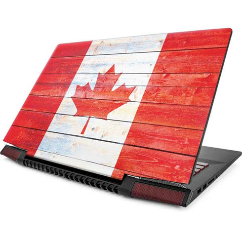 Canada Flag Light Wood Lenovo IdeaPad Skin