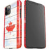 Canada Flag Light Wood iPhone 11 Pro Lite Case