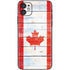 Canada Flag Light Wood iPhone 11 Skin