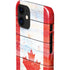 Canada Flag Light Wood iPhone 12 Mini Lite Case