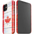 Canada Flag Light Wood iPhone 12 Mini Lite Case