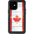 Canada Flag Light Wood iPhone 12 Mini Waterproof Case