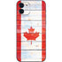 Canada Flag Light Wood iPhone 12 Skin