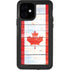 Canada Flag Light Wood iPhone 12 Waterproof Case