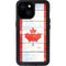 Canada Flag Light Wood iPhone 13 Mini Waterproof Case