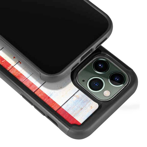 Canada Flag Light Wood iPhone 13 Pro Cargo Case