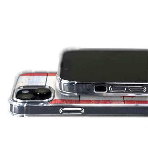 Canada Flag Light Wood iPhone 15 Plus MagSafe Case