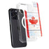 Canada Flag Light Wood iPhone 15 Pro Max MagSafe Case