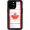 Canada Flag Light Wood iPhone 14 Pro Max Waterproof Case