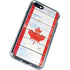 Canada Flag Light Wood iPhone SE (2nd & 3rd Gen) Clear Case