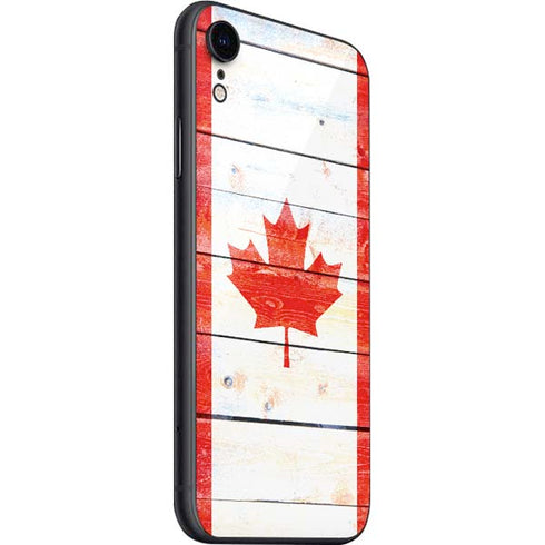Canada Flag Light Wood iPhone SE (2nd & 3rd Gen) Skin