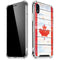 Canada Flag Light Wood iPhone XR Clear Case