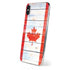 Canada Flag Light Wood iPhone XS Skin