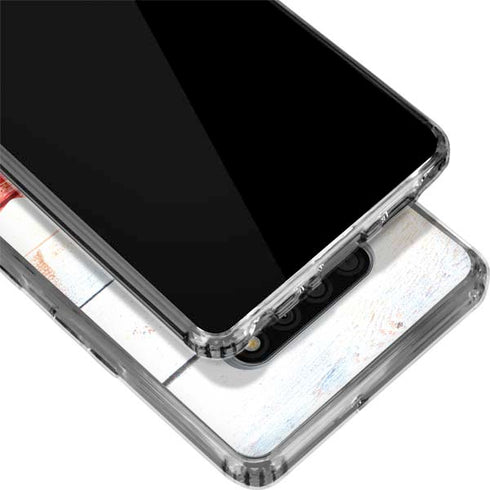 Canada Flag Light Wood LG Stylo 6 Clear Case