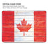 Canada Flag Light Wood MacBook Pro 15in (2016-19) Case plus Skin